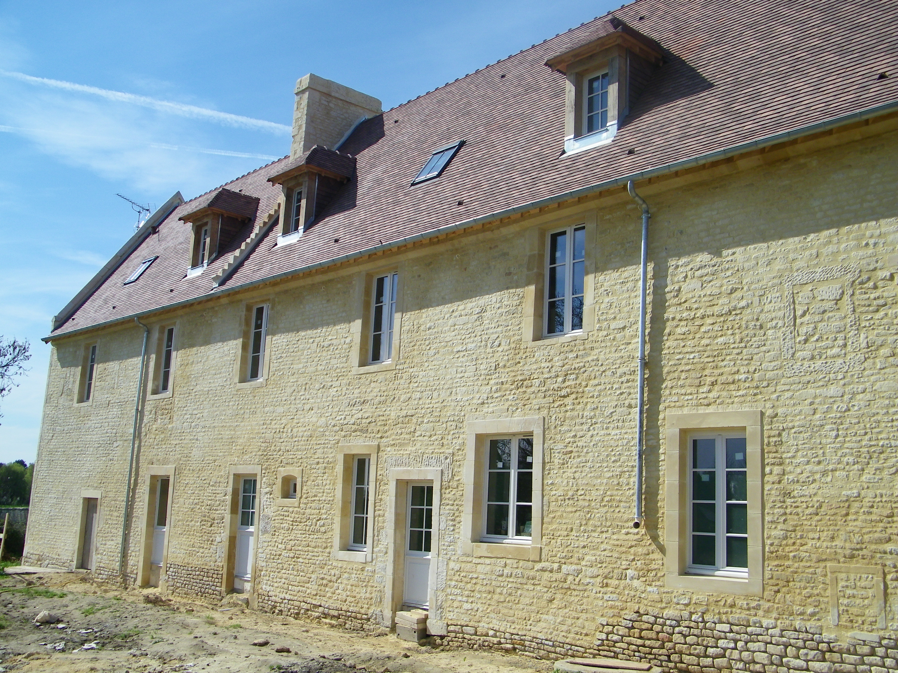 Réhabillitation de maison ancienne Fertans