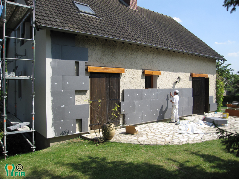 Isolation extérieure maison Fertans